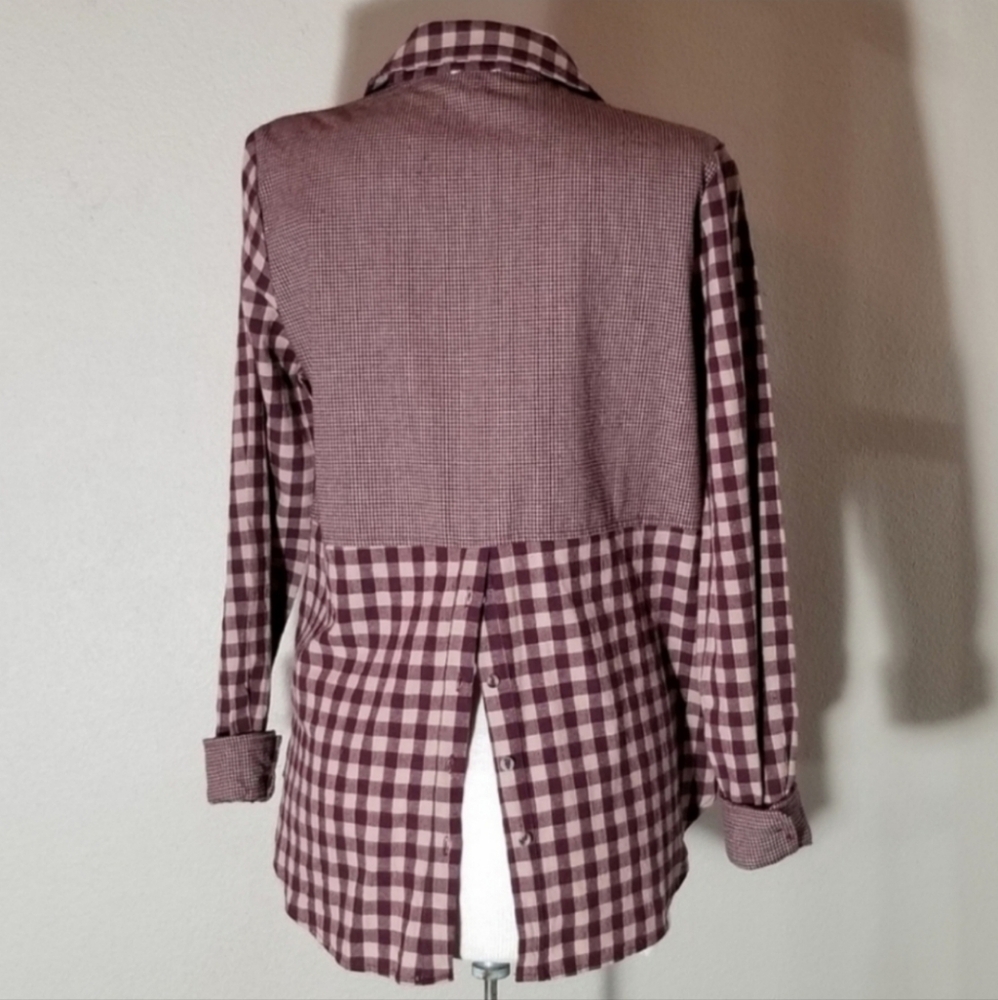 Hem & Thread 2 for $25 Shirts Burgundy Size S - Picture 12 of 13